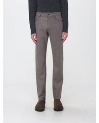 Luciano Barbera - Slim Fit Wool-Blend Five-Pocket Chino Trousers - Lyst