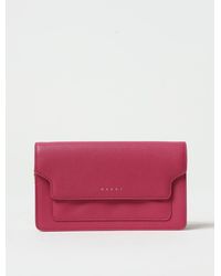 Marni - Trunk Wallet Bag In Saffiano Leather - Lyst