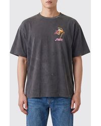 SAINT Mxxxxxx - Graphic Print Cotton T-Shirt With A Contrasting Logo - Lyst