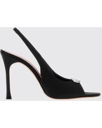 AMINA MUADDI - Satin Mini Camelia Sandals - Lyst