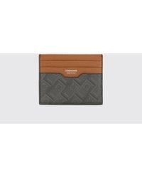 Ferragamo - Kartenetui Aus Beschichteter Baumwolle Mit Gancini-Monogramm - Lyst