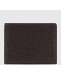 The Row - Cartera Bifold De Piel De Becerro Granulada Con Ranuras Para Tarjetas - Lyst