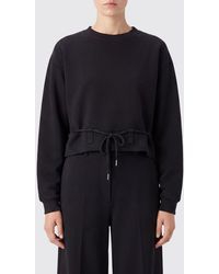 Dries Van Noten - Crewneck Cotton Sweatshirt With A Tie-Fastening Waist Belt - Lyst