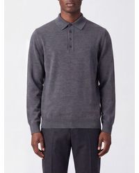 Kangra - Long-Sleeved Extrafine Merino Wool Knit Polo - Lyst