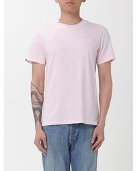 Sun 68 - Basic Cotton T-Shirt - Lyst