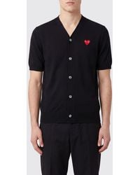 COMME DES GARÇONS PLAY - Comme Des Gar&Ccedil	Ons Play Wool Cardigan - Lyst