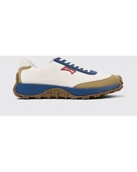 Camper - Drift Trail Recycled Fabric And Suede Sneakers - Lyst