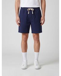 Howlin' - Stretch-Cotton Shorts With Elasticated Drawstring Waistband - Lyst