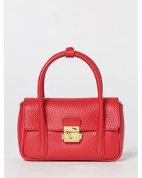 Coccinelle - Mini Hammered Leather Bag - Lyst