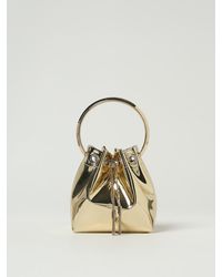 Jimmy Choo - Bon Bon Laminated Patent Leather Bag - Lyst