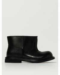 Moschino - Leather Ankle Boots - Lyst
