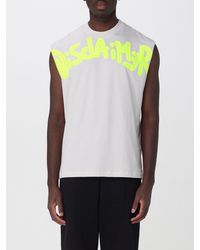 DISCLAIMER - Cotton Tank Top With Logo - Lyst