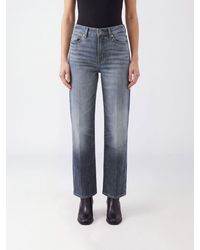 7 For All Mankind - Lotta High-Waisted Wide Leg Jeans - Lyst