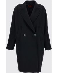 Max Mara - Estremo Double-Breasted Virgin Wool Coat With Peak Lapels - Lyst