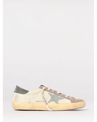 Golden Goose - Super-Star Used Leather Sneakers - Lyst