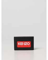 KENZO - Portacarte in pelle - Lyst