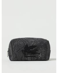 Etro - Beauty Case In Jacquard Cotton With Embroidered Pegasus - Lyst