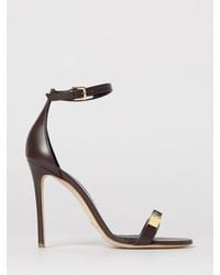 Elisabetta Franchi - Leather Sandals - Lyst