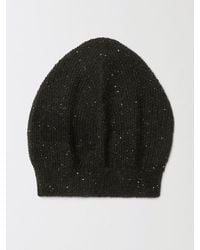 Fabiana Filippi - Wool Blend Beanie Hat With Sequins - Lyst