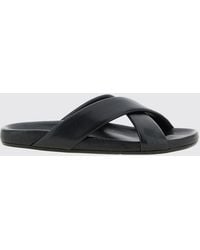 Saint Laurent - Nichols Leather Sandals - Lyst