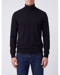Ballantyne - Virgin Wool Long-Sleeved Turtleneck Jumper - Lyst