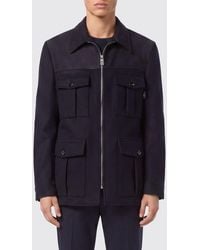 Billionaire - Wool Blend Sahariana Jacket - Lyst