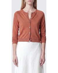 Roberto Collina - Cashmere And Silk Blend Crewneck Cardigan - Lyst