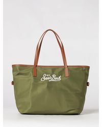 MC2 Saint Barth - Nylon Shoulder Bag With Logo - Lyst