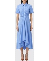 McQueen - Cotton Chemisier Dress - Lyst