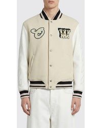 Off-White c/o Virgil Abloh - Wool Blend Varsity Jacket - Lyst