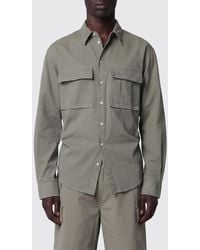 DSquared² - Camisa De Algodón Con Cuello Francés Y Bolsillos De Parche - Lyst