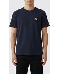 Belstaff - Cotton T-Shirt With Logo - Lyst