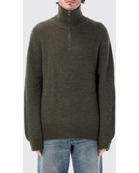 A.P.C. - Pure Virgin Wool Half-Zip Turtleneck Jumper - Lyst