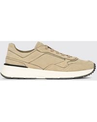 Church's - Suede Leather Low-Top Sneakers With Serrated Sole - Lyst