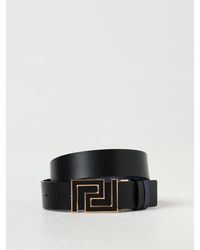 Versace - Cintura Greca reversibile in pelle - Lyst