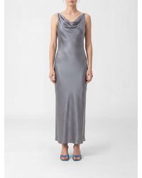 Patrizia Pepe - Silk Slip Dress With Rhinestones - Lyst