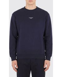 Drole de Monsieur - Cotton Crewneck Sweatshirt With Logo - Lyst