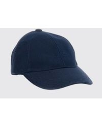 A.P.C. - Cotton Baseball Cap With Contrasting Embroidered Logo - Lyst