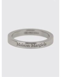 Maison Margiela - Engraved Logo Band Ring - Lyst