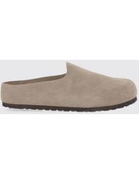 Birkenstock - Amsterdam Suede Mules With Round Toe And Eva Sole - Lyst