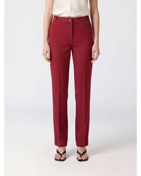 Pinko - Protea High-Waisted Tailored Skinny Trousers - Lyst
