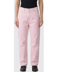 Marni - Straight Cotton Denim Trousers - Lyst