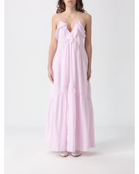 Isabel Marant - Vasma Long Cotton Blend Dress - Lyst
