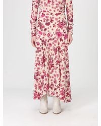 Isabel Marant - Sakura Silk Long Skirt - Lyst
