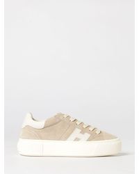 Hogan - Crosswind Platform Suede Sneakers - Lyst