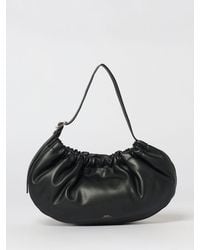 A.P.C. - Ninon Hoop Ruched Faux Leather Bag - Lyst