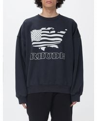 Rhude - Printed Cotton Crewneck Sweatshirt - Lyst