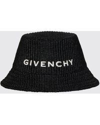 Givenchy - Cappello reversibile in rafia con ricamo logo a contrasto - Lyst