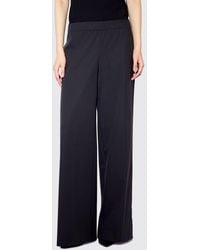 Liviana Conti - Ethan Wide-Leg Crêpe Palazzo Trousers With Elasticated Waist - Lyst