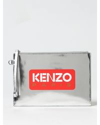 KENZO - Pochette in pelle specchiata - Lyst